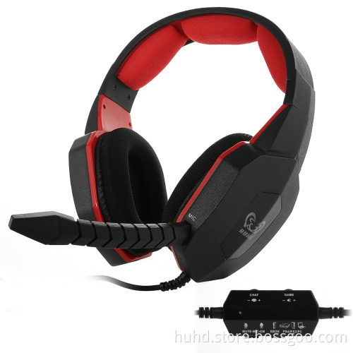 2015 hot sell gaming stereo headset for PC PS4 PS3 Xbox 360 Xbox one gaming headphone with detachable mic & LED lighting